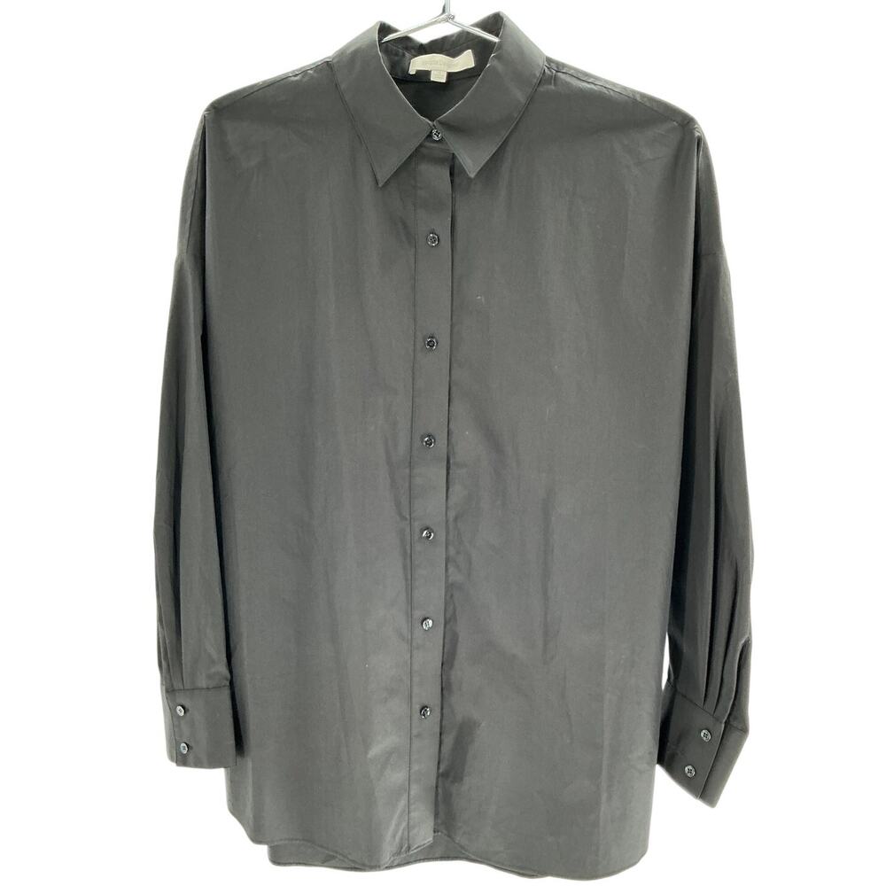 Favorite Daughter Relaxed Black Ex-Boyfriend Shirt Size S